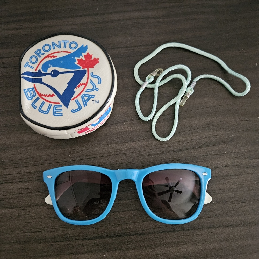 New Vintage Placo Toronto Blue Jays Foldable Sunglasses